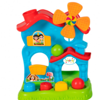 CASINHA COM BOLINHAS E CUBOS DIDÁTICOS PLAY HOME BALL