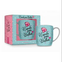 CANECA PORCELANA URBAN 360ML - NASCIDA PARA BRILHAR