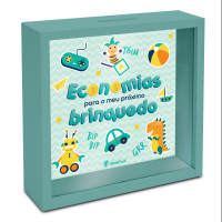 QUADRO COFRE - KIDS - ECONOMIA PARA MEU BRINQUEDO VERDE