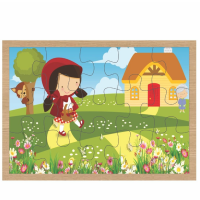 QUEBRA – CABEÇA DESENHOS CHAPEUZINHO VERMELHO