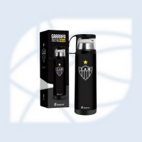 GARRAFA TÉRMICA C/ CANECA OFICIAL CLUBE ATLÉTICO MINEIRO -  GALO 