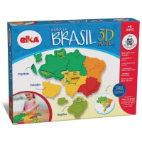 MAPA DO BRASIL 3D PLÁSTICO