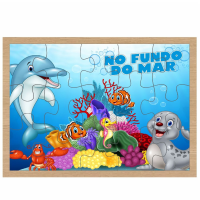 QUEBRA – CABEÇA DESENHOS NO FUNDO DO MAR