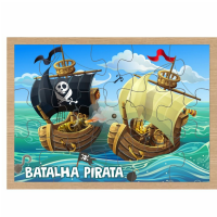 QUEBRA – CABEÇA DESENHOS BATALHA PIRATA