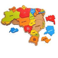QUEBRA CABEÇA MAPA DO BRASIL E REGIÕES