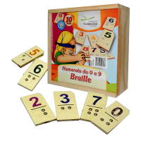 NUMERAIS 0 A 9 EM BRAILE