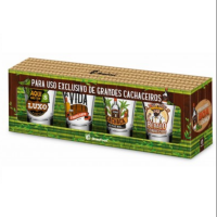 KIT COPO DOSE C/ 4UN - GRANDES CACHACEIROS