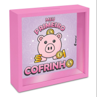 QUADRO COFRE - PRIMEIRO COFRINHO ROSA
