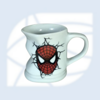 CANECA AMASSADA HOMEM ARANHA