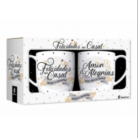 KIT CANECA URBAN C/2UN – FELICIDADES AO CASAL