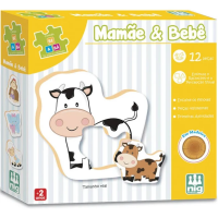 JOGO EDUCATIVO MAMÃE BEBÊ DE ENCAIXAR