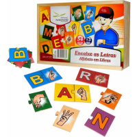 ENCAIXE AS LETRAS - ALFABETO EM LIBRAS