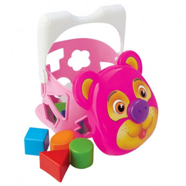 URSO TOMY - BALDINHO DIDÁTICO COM CARINHA DE URSO