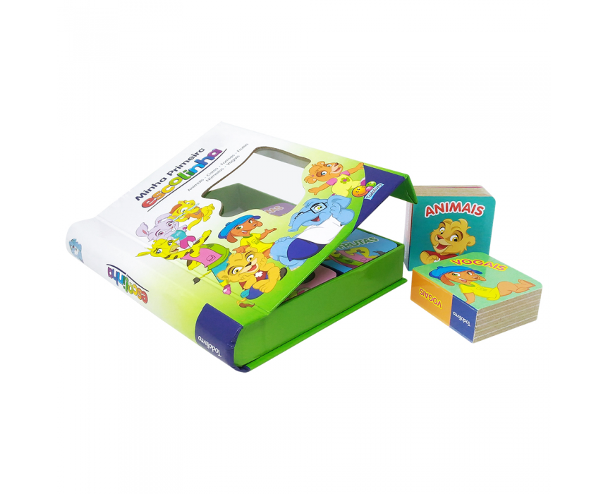 LIVRO – MINHA PRIMEIRA ESCOLINHA (MALETINHA) - KIT C/06 UND
