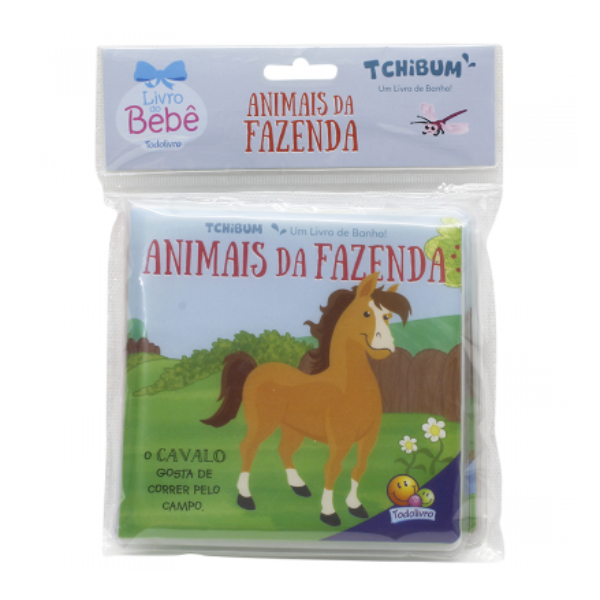 LIVRO DE BANHO: ANIMAIS DA FAZENDA