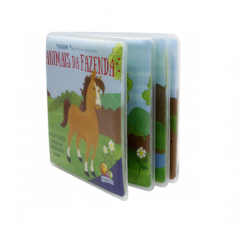 LIVRO DE BANHO: ANIMAIS DA FAZENDA