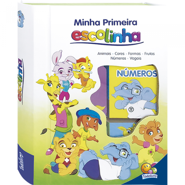 LIVRO – MINHA PRIMEIRA ESCOLINHA (MALETINHA) - KIT C/06 UND