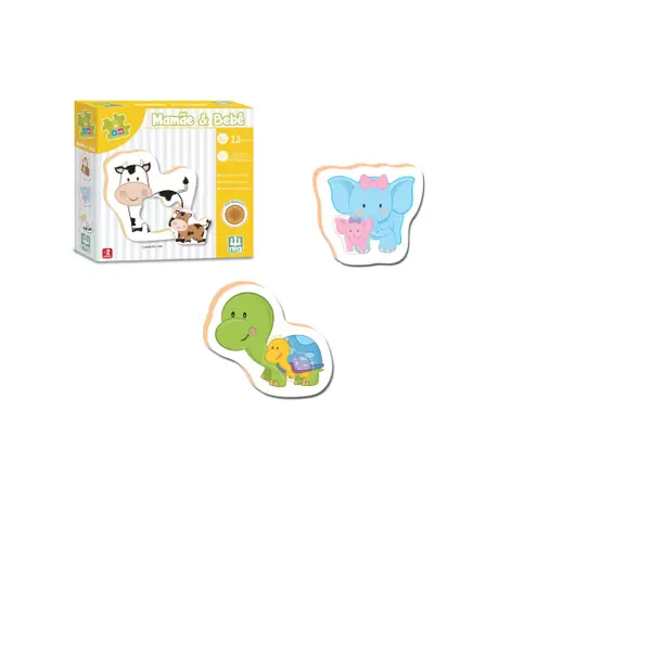 JOGO EDUCATIVO MAMÃE BEBÊ DE ENCAIXAR