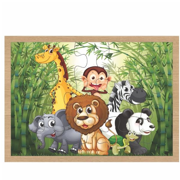 QUEBRA – CABEÇA DESENHOS ANIMAIS DA FLORESTA