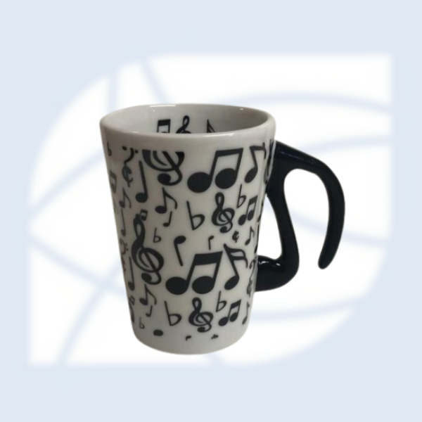 CANECA ALÇA NOTA MUSICAL  