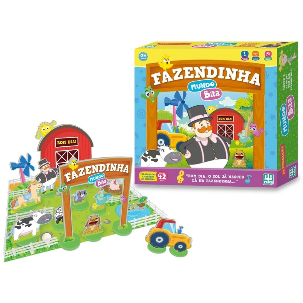 FAZENDINHA MUNDO BITA - PERSONAGENS E CENÁRIO 