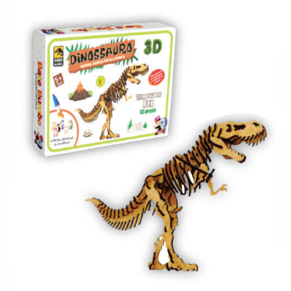 ﻿QUEBRA-CABEÇA 3D TIRANOSSAURO REX