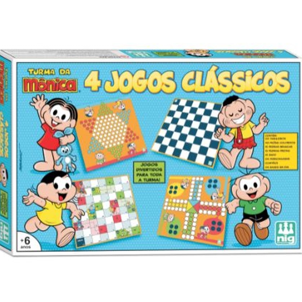 4 JOGOS CLÁSSICOS TURMA DA MÔNICA
