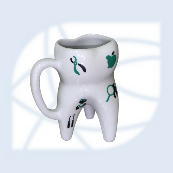 CANECA 3D DENTE MOLAR   