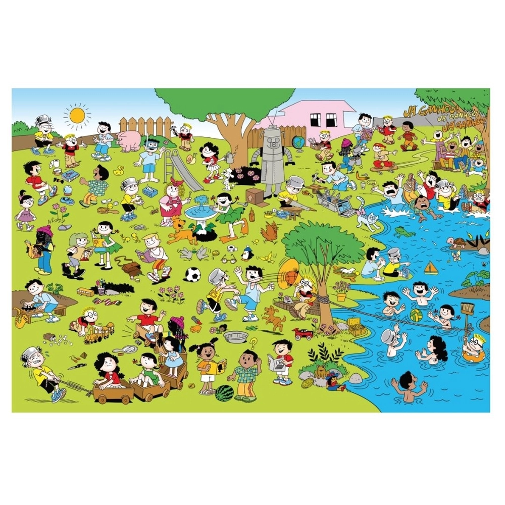 QUEBRA-CABEÇA + JOGO MENINO MALUQUINHO