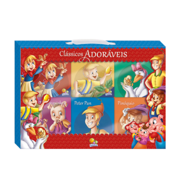 LIVROS - CLÁSSICOS ADORÁVEIS (MALETINHA) - KIT C/06 UND.