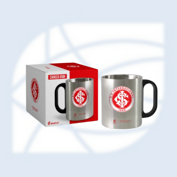 CANECA METAL INOX OFICIAL CLUB INTERNACIONAL