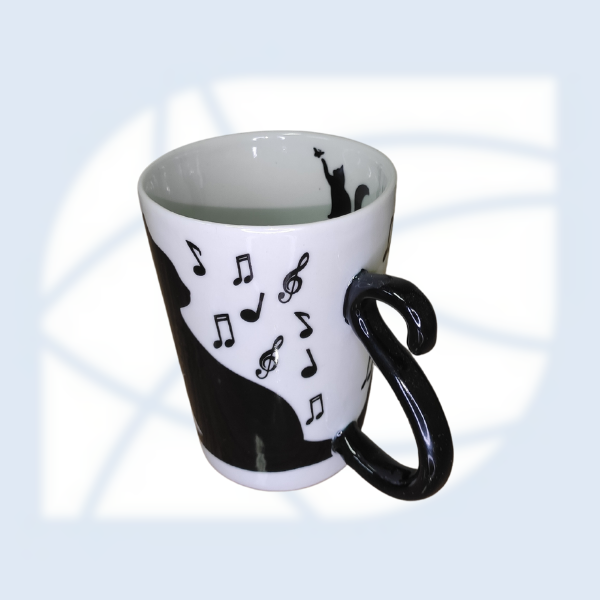 CANECA DE GATO - A ALÇA É O RABO DO GATO