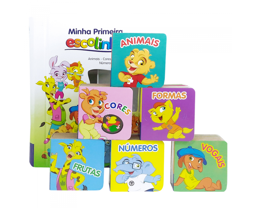 LIVRO – MINHA PRIMEIRA ESCOLINHA (MALETINHA) - KIT C/06 UND