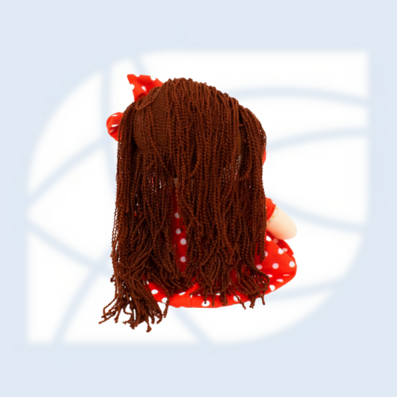 BONECA DE PANO CABELO CACHEADO