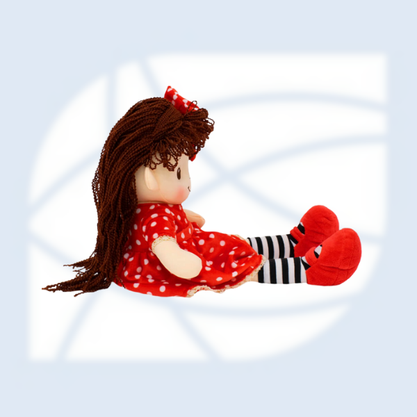 BONECA DE PANO CABELO CACHEADO