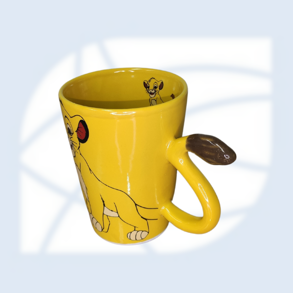 CANECA O REI LEÃO - SIMBA - AMARELA