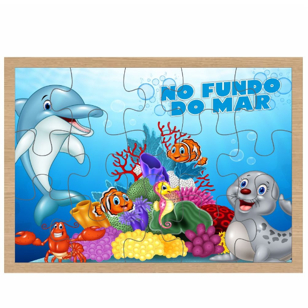 QUEBRA – CABEÇA DESENHOS NO FUNDO DO MAR