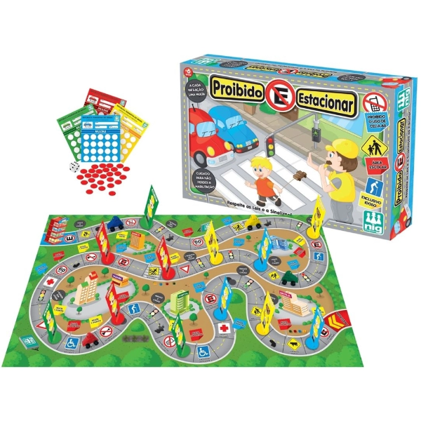 JOGO DE TABULEIRO PROIBIDO ESTACIONAR