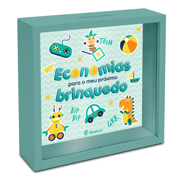 QUADRO COFRE - KIDS - ECONOMIA PARA MEU BRINQUEDO VERDE
