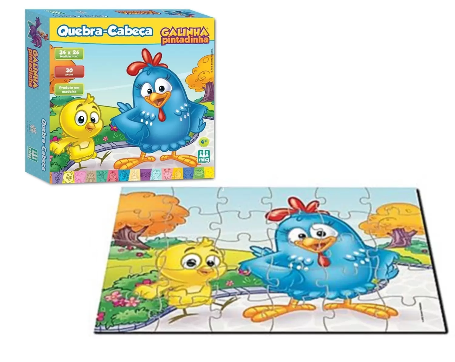 QUEBRA CABEÇA - GALINHA PINTADINHA